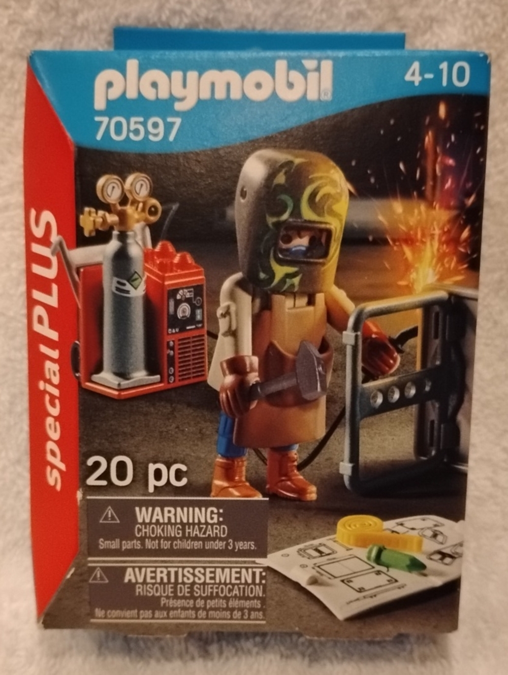 Playmobil Special Plus Welder Set 70597 - NEW in Box (20 pc)